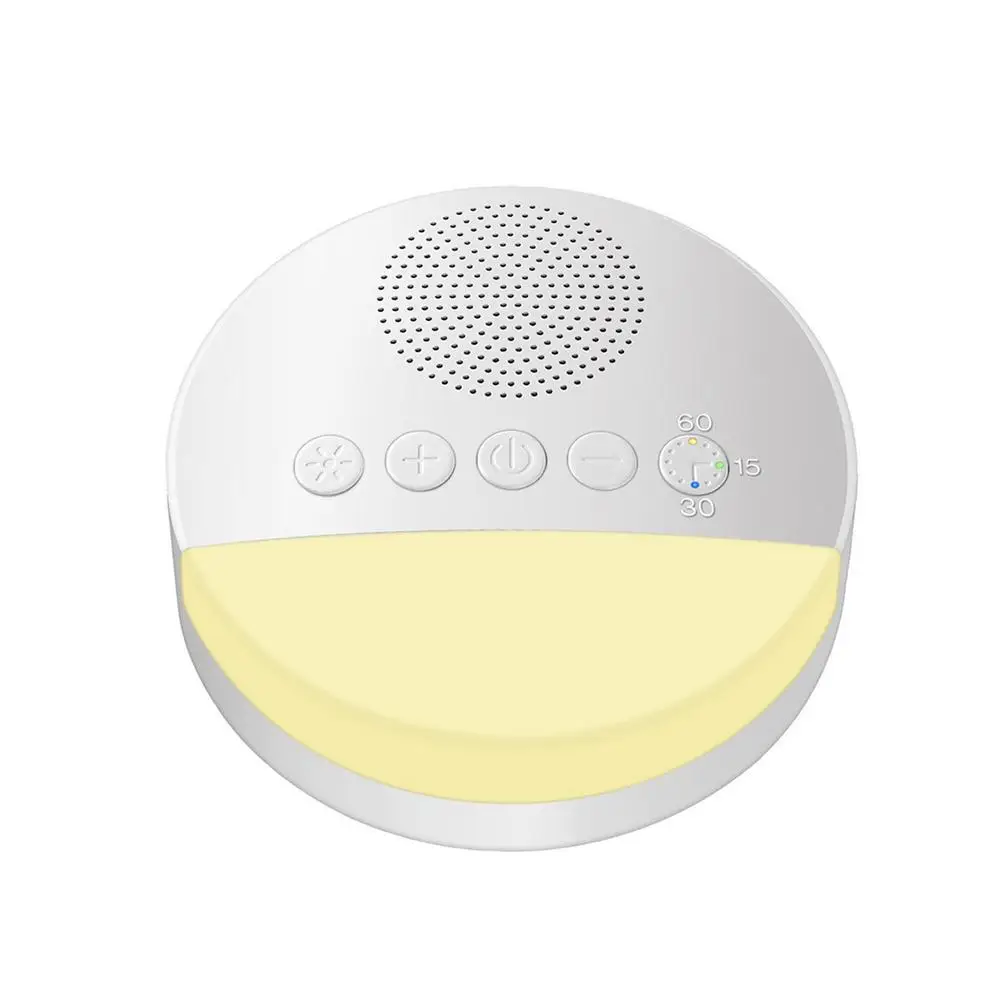 Baby Toy White Noise Machine Home Office Baby And Travel Sleep Sound Meter Therapy With Night Light Timer And Memory Function #S