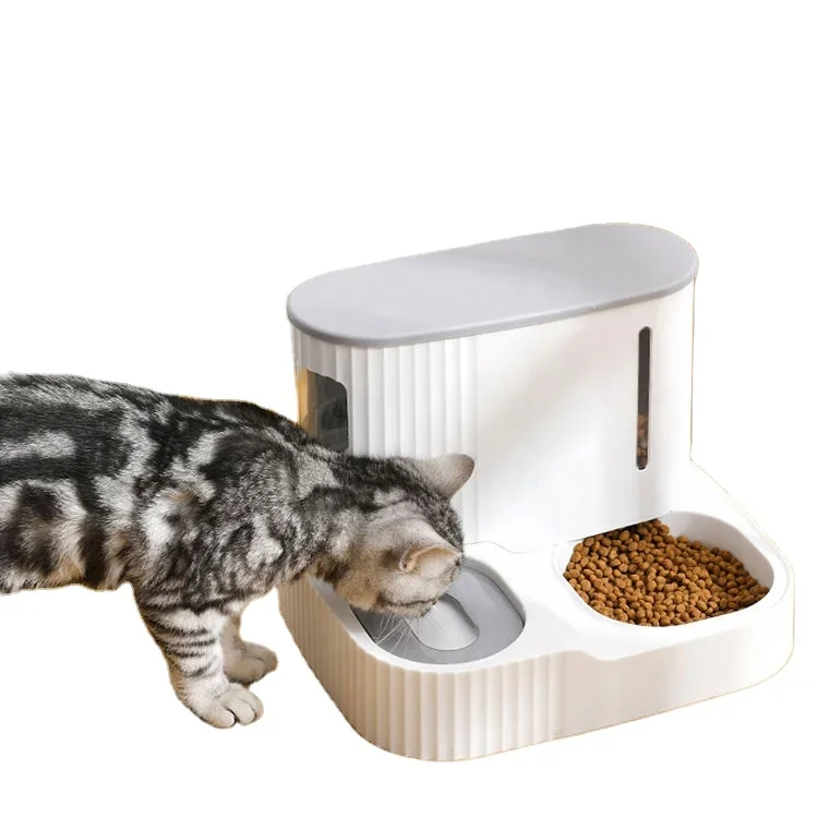 

ABS Water Dispenser dog Cat Feeder food Bowl Automatic smart pet feeder with built-in smart sensor