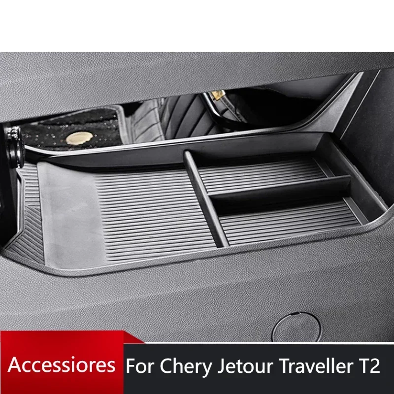 

Car Central Control Lower Storage Box Central Armrest Center Console Cup Holder Organizer For cherryJetour Traveller T2