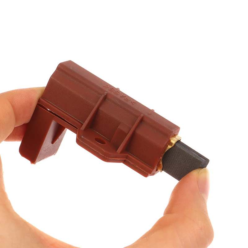 2pcs Washing Machine Motor Carbon Brush And Holder Brushes Coal Electric Motors For Ariston Indesit Welling