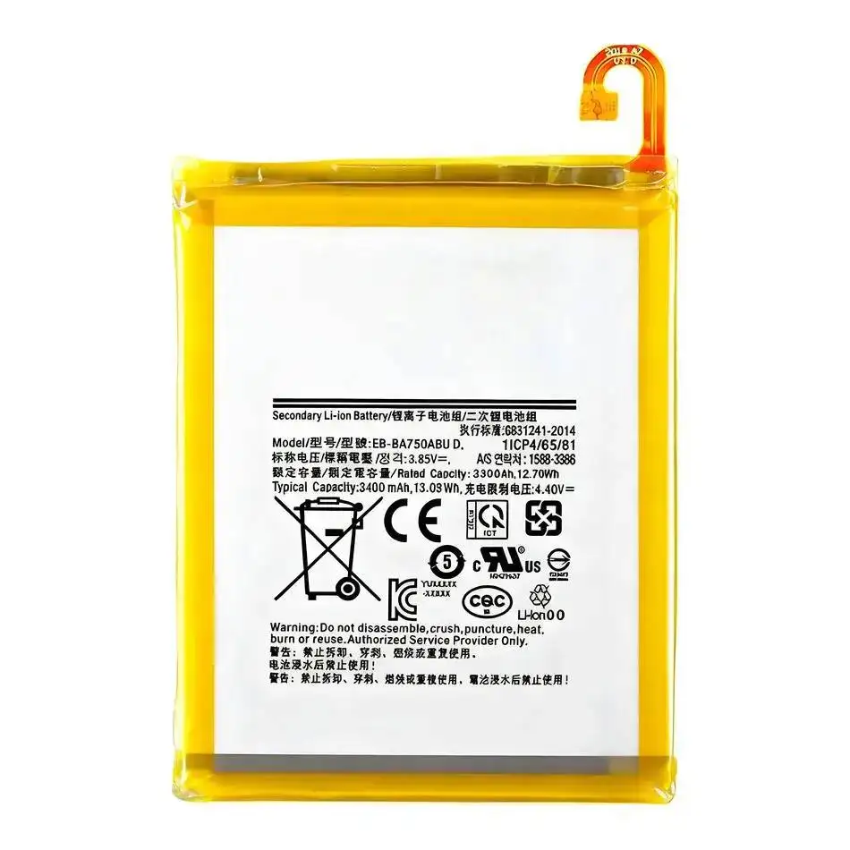 Battery For Samsung Galaxy A3 A5 A6 A7 A8 A9 Plus/J1 J2 J3 J5 J7 Prime 2015 2016 2017 2018 SM A300F A510F/M A520F A500F J120F/A