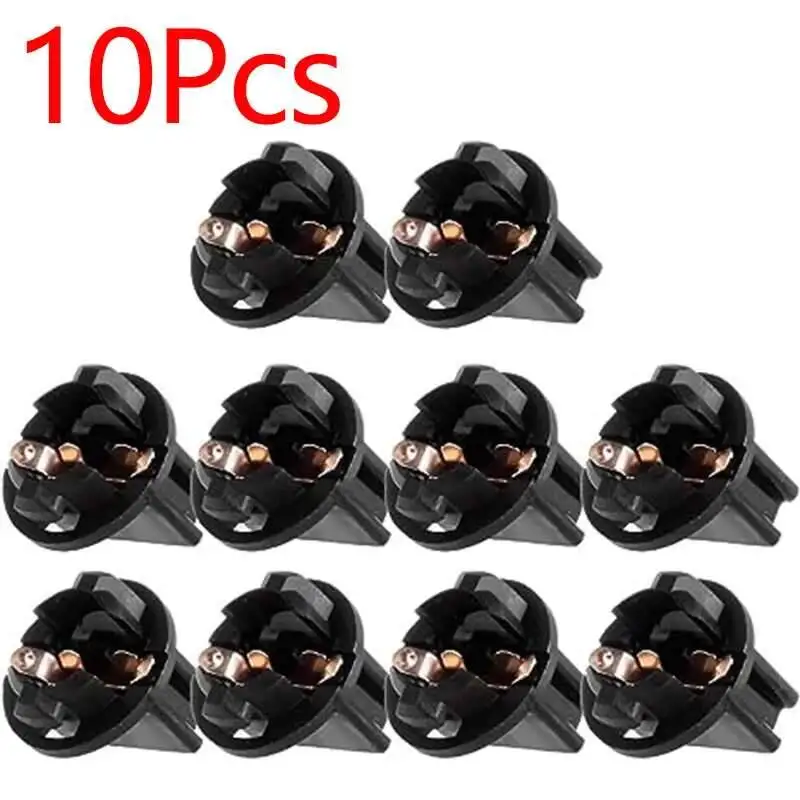 10Pcs Plug And Play Bulb Holder Sockets T10 W5W 168 192 194 Twist Lock Wedge Bases Lamp Dash