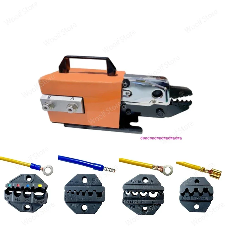 1.3T 0.5-0.7Mpa Pneumatic Terminal Crimping Machine Terminal Cold Pressing Terminal Crimping Pliers With 4 Jaws