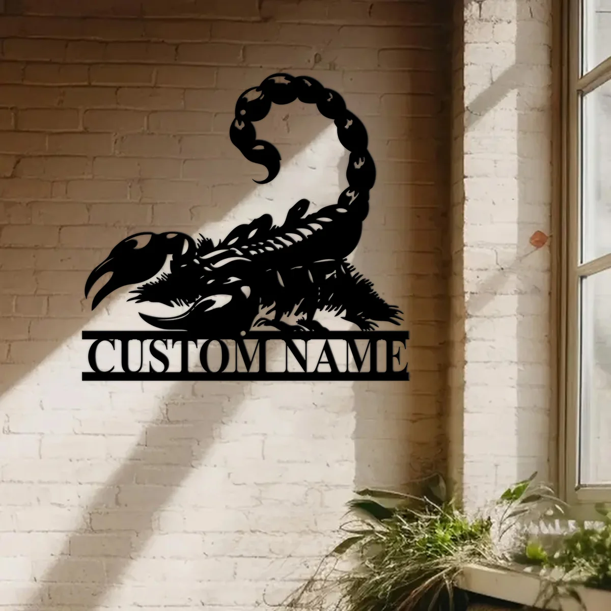

Custom Poisonous Scorpion Metal Wall Art - Personalized Decor for Kitchen, Living Room, Office & Outdoor Spaces - Unique