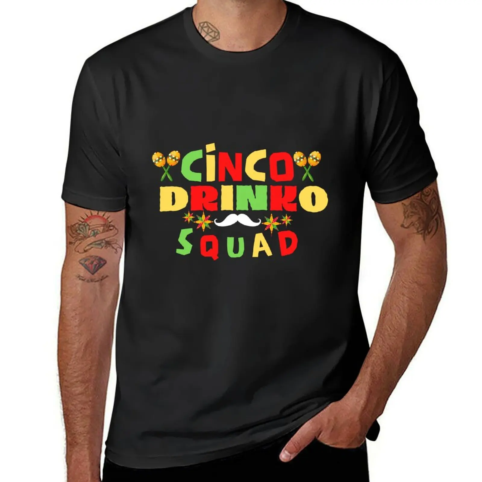 Cinco Drinko Squad funny cinco quote T-Shirt Aesthetic clothing animal prinfor boys mens graphic t-shirts funny