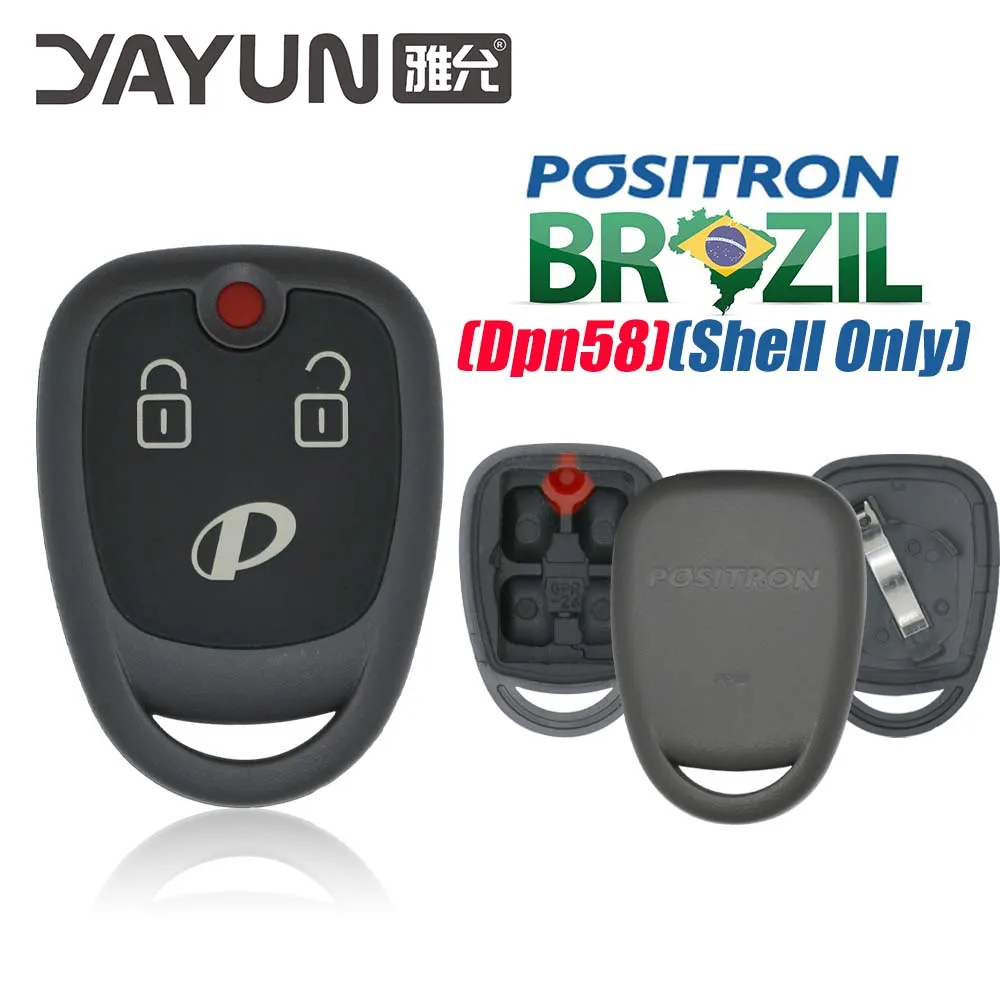 YAYUN AKBPS187 DPN58 Shell Burglar Alarm 2 Button Control With Battery Clip For Positron Flex