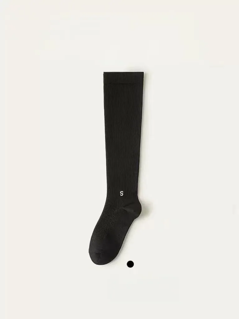 Professionelle Lauf- und Springseil-Wadenkompressionssocken für Damen, hohe Elastizität, atmungsaktiv, für alle Jahreszeiten geeignet, universelle Sportsocken – Detail 7