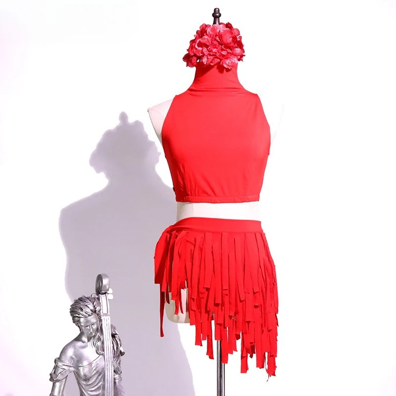 Customized Belly Dance Hip Scarf Skirt Bohemian High Elasticity Tassel Hip Scarf BL227