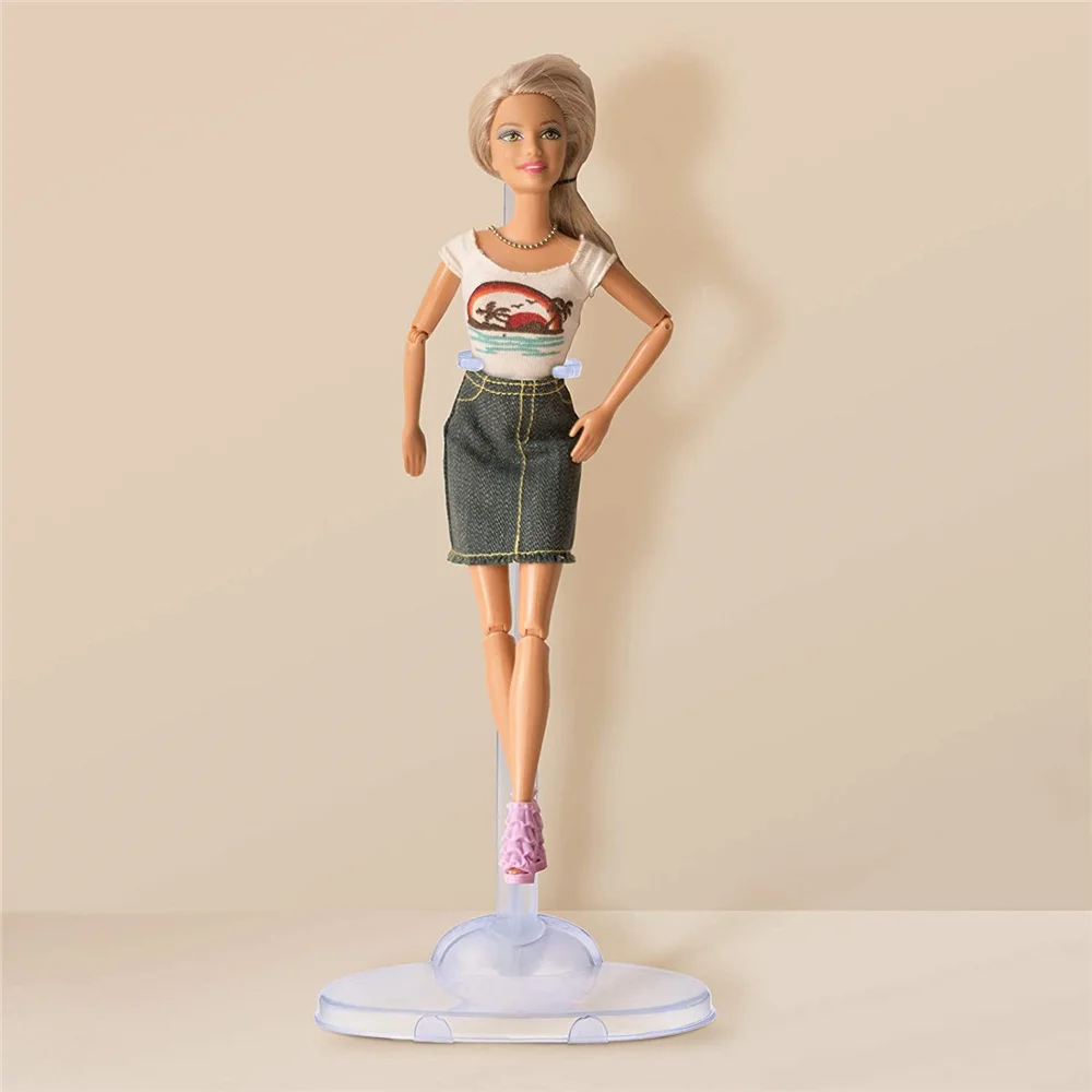 1/5/10/15pcs Transparent Display Frame For Doll Stand Toys For Waist Support Assist Girl Dolls Model Holder Accessories image 6