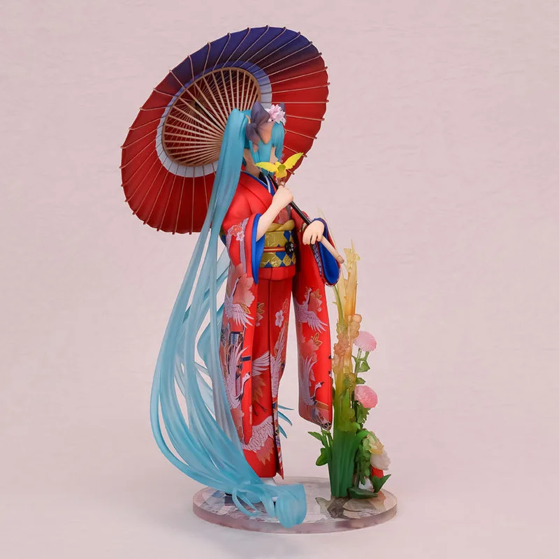 Fujichoco Hatsune Miku Floral Kimono Figure view 3