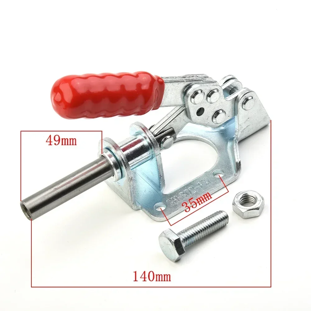 1Pcs U Shape Toggle Clamp GH-302-FM 136kg Hand Tool Quick Release Metal Toggle Clamp Rod Holding Capacity Welding Clamp