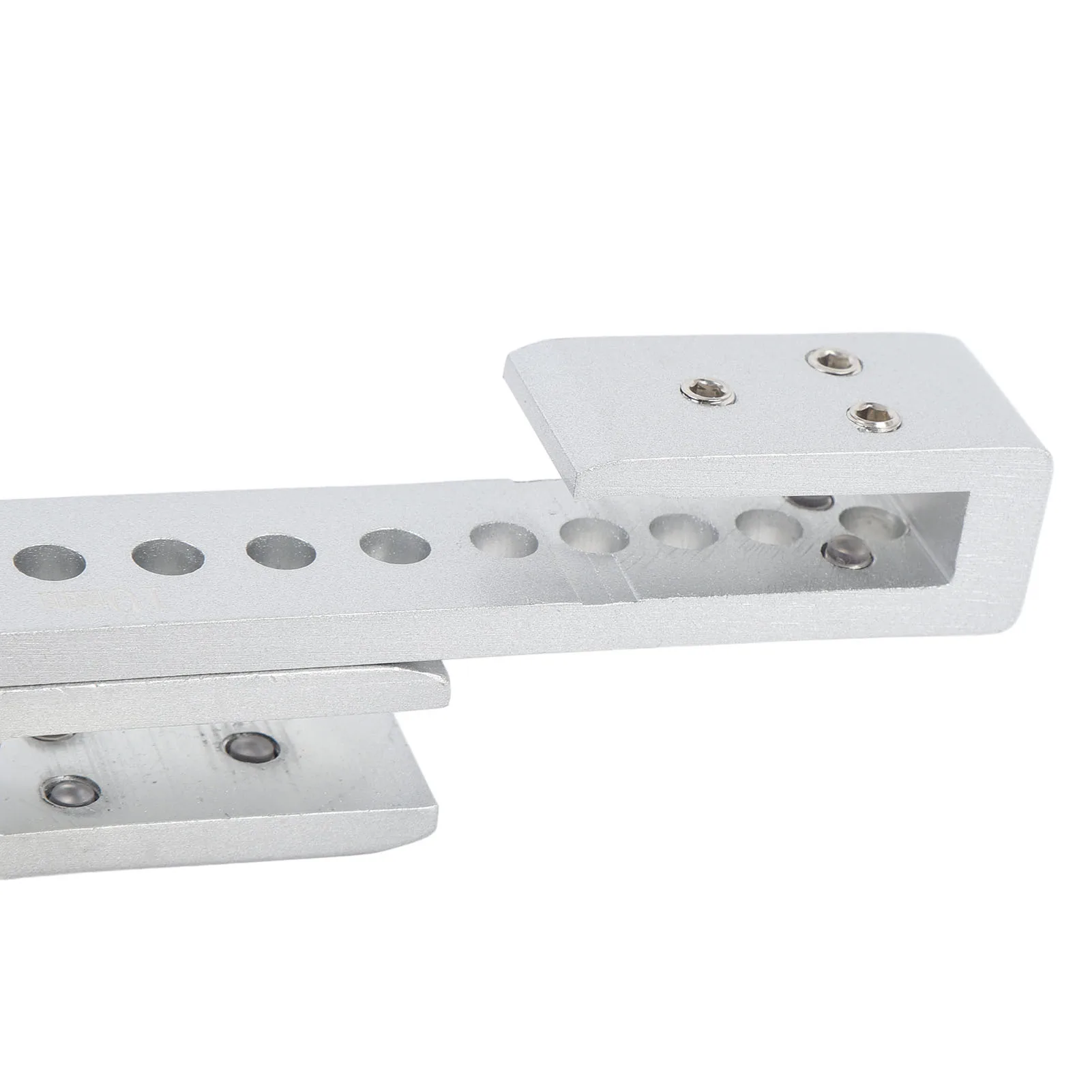 Metal Shower Door Latch Silver Finish No-Drill Installation Door Latch Catch Adjustable Screw Sliding Door Lock