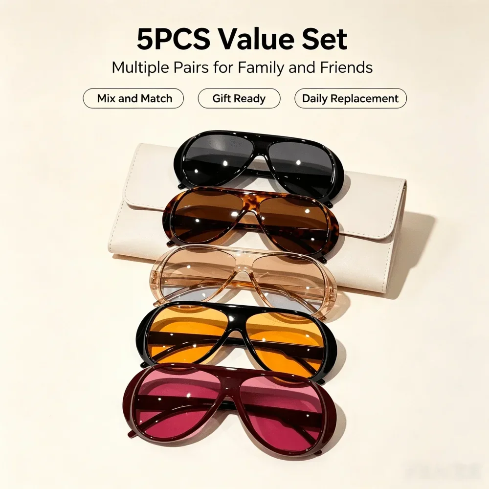 Assorted Oversized Sunglasses Set — product information 2