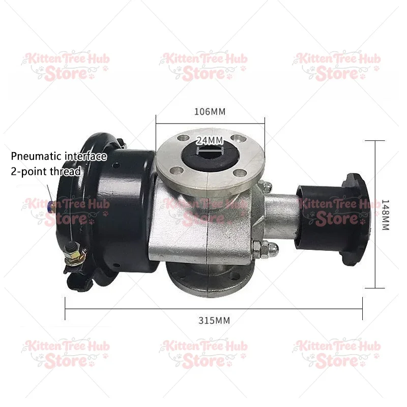 Pneumatic Abrasive Control Valve, Sand Regulating Valve for Mobile Sandblasting Machine