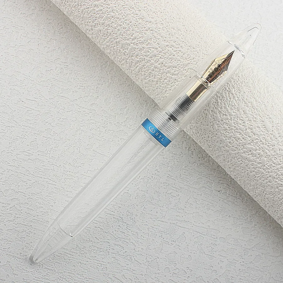 

Fully Transparent Dropper Fountain Pen Large-Capacity Ink Storing Iridium Point EF/F Nib Writing Gift Set