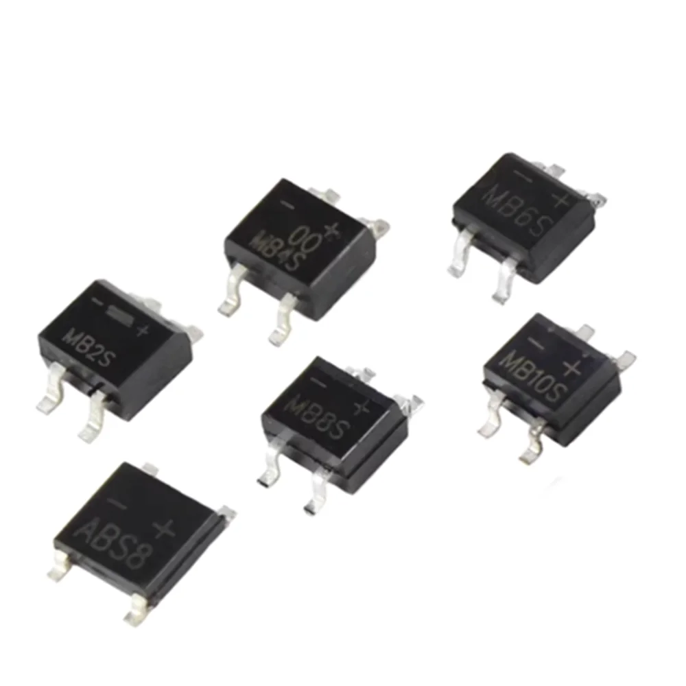 20PCS ABS8 ABS10 ABS210 ABS6 MB4S MB2S SOP-4 Gelijkrichterbrug Nieuw Op Voorraad