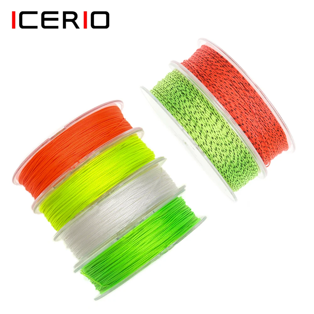 

ICERIO Backing Fly Fishing Line 50M 30LB Multi Color Polyester Braided Fly Line Spare Wire Fish Gear Pesca Backing Fly Line