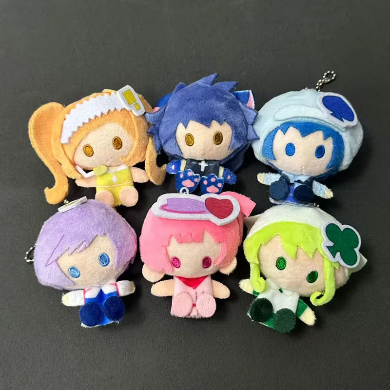 

Cute Cartoon Plush Toys Yoru, Miki, Su Lovely Pin Bag Charms, Adorable Gifts for Friends