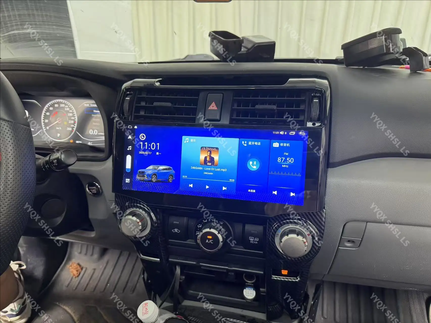 لتويوتا 4 عداء 2010-2022 12.3 بوصة تعمل باللمس أندرويد Carplay راديو السيارة مشغل ستيريو الوسائط المتعددة الملاحة الوسائط المتعددة