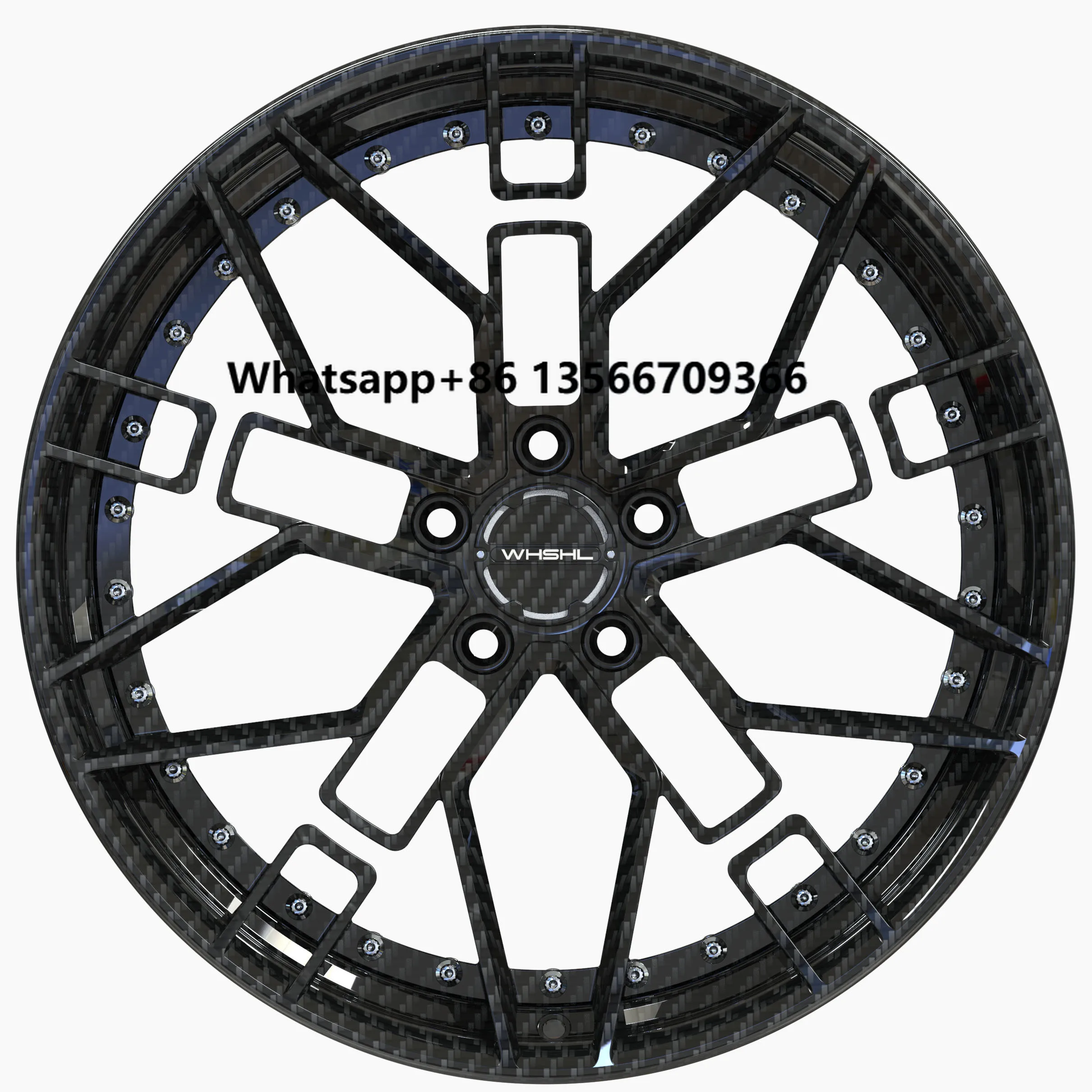 

High Quality and Hot Selling 1 Piece Forged Passenger Car Carbon Fiber Wheel Hub Suitable forX3X5, 3 Series, 5 Series