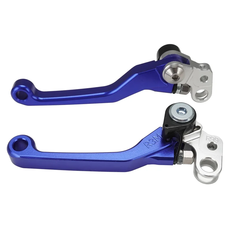 For Sur Ron Light Bee X/S Segway X260/X160 Brake Levers, Dirt Bike Clutch Brake Lever Adjustable Levers (Blue)