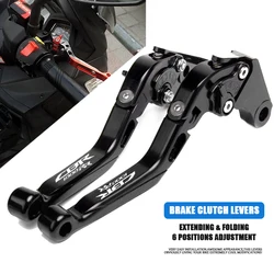 Motorcycle Folding Extendable Brake Clutch Levers for  CBR1000RR / FIREBLADE CBR 1000 RR 2004-2007 2005 2006 Logo CBR1000RR