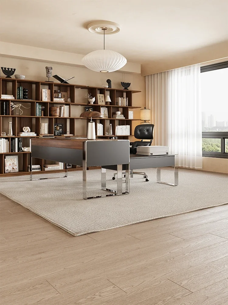 Living room long desk chairperson boss office desk study computer notebook desk