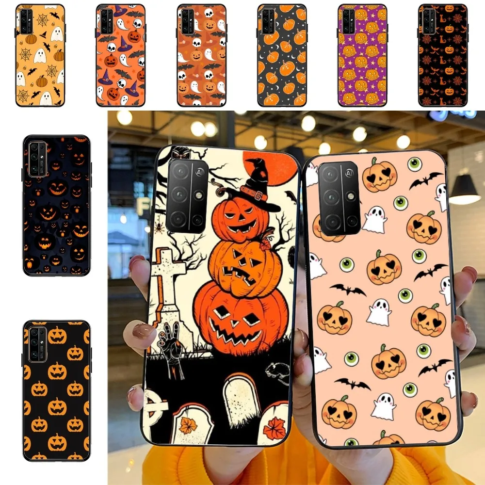 

Halloween Ghost Pumpkin Mousepad For Huawei Honor 10 lite 9 20 7A 9X 30 50 60 70 pro plus Soft Silicone Cover