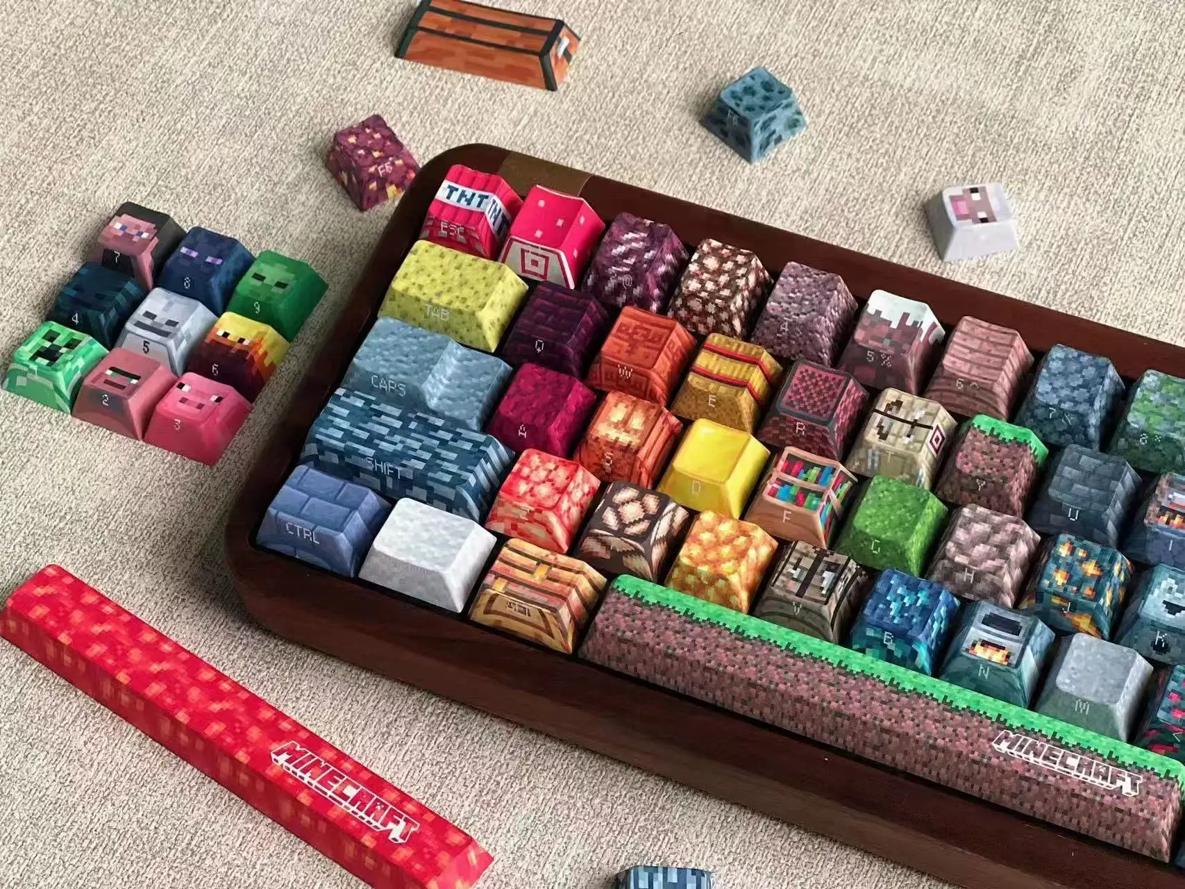

Колпачки для клавиш My World 130+ Key Pixel World Keycap PBT Cherry Profile Высококачественные игры Аниме-совместимые MX Механическая клавиатура Key Cap