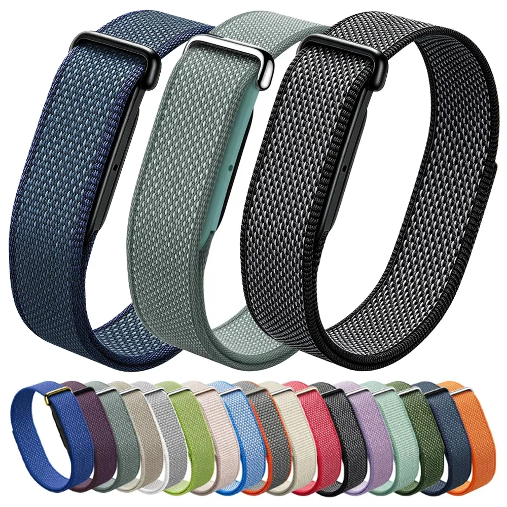 1-2PC Nylon Loop Arm/Wrist Strap For Google Fitbit Air Lightweight Sport Breathable Bracelet For Fitbit Air Quick-dry Watch Band