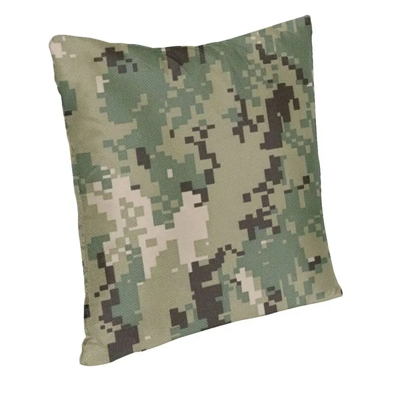 Nordic Style NWU Green Digital Camo Camouflage Cushion Cover 45x45 Polyester Throw Pillow Case Car Square Pillowcase Decoration