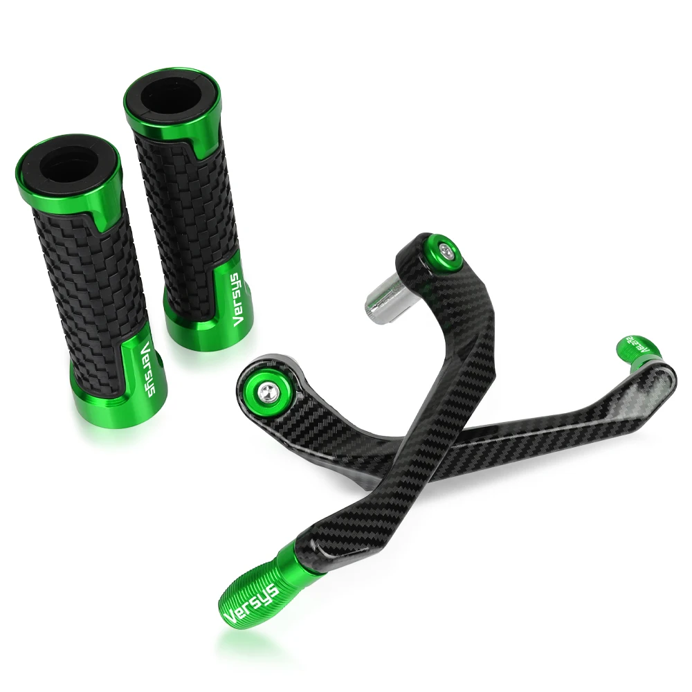 For Kawasaki VERSYS 300 X 650 7/8 22MM Motorcycle Accessories Handlebar Grips Handle Bar and Brake Clutch Lever Guard Protection