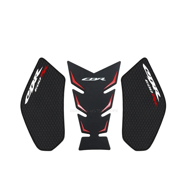 Non-Slip Side Fuel Tank Stickers Tank Pad Rubber Sticker Motorcycle accessories For Honda CBR600RR CBR 600 RR 2003-2006 view 6