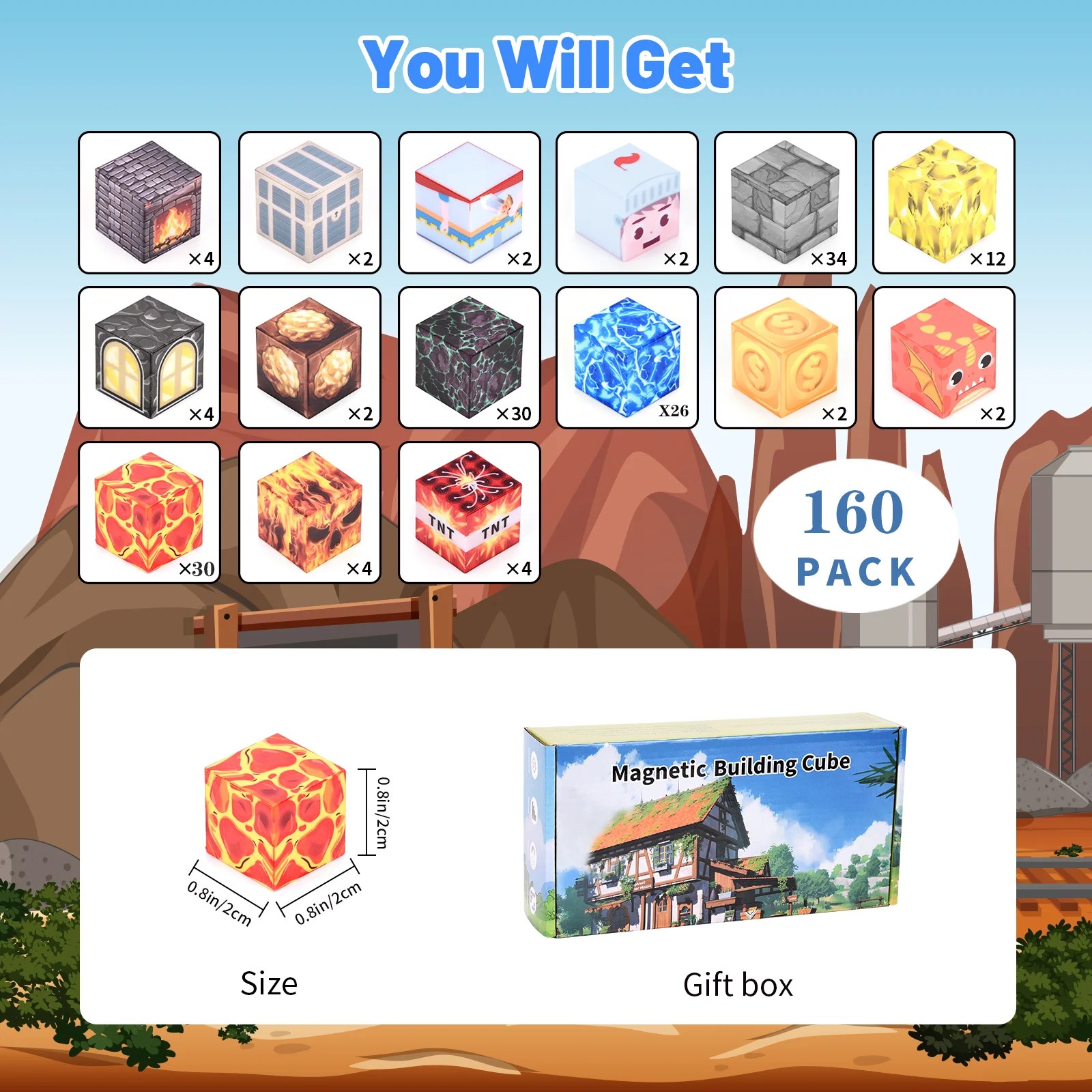 메카 마그네틱 빌딩 블록 & 건축 블록: 3세 이상 어린이용. 다양한 DIY 디자인, 아이들에게 이상적인 휴일 선물