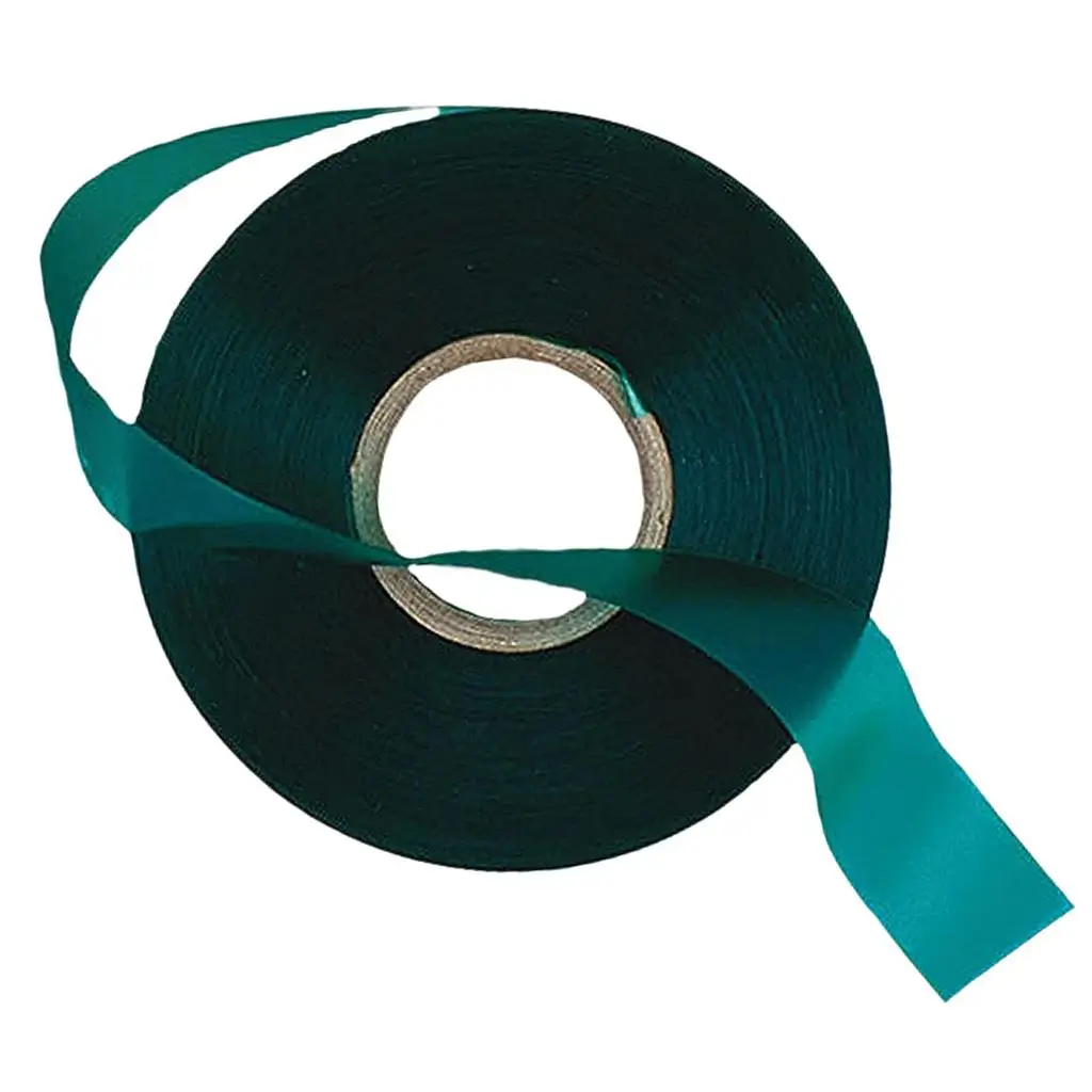 Flexible Garden 46m Stretch Tie Tape Green Vinyl Stake Vines Plants Support