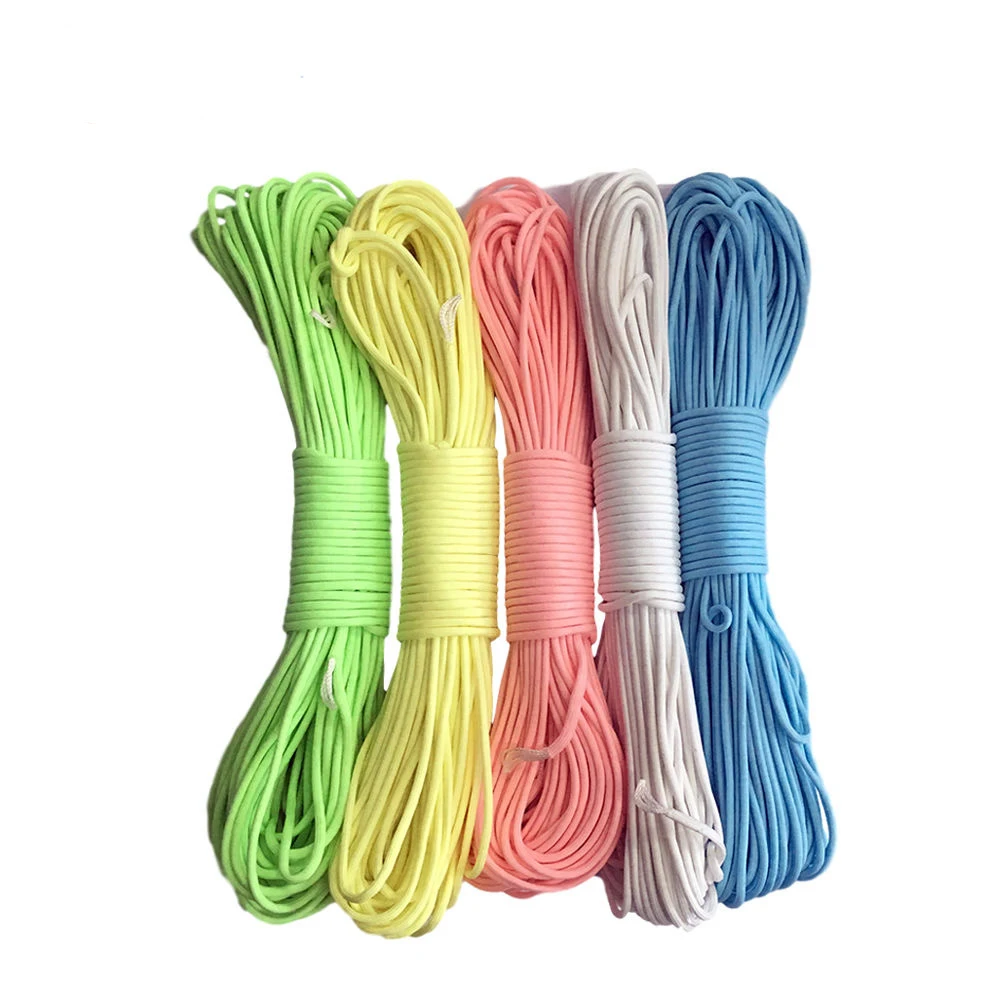 

9-Core 550 Luminous 4mm Paracord Rope Nylon Tactical Survival Parachute Cord for Nighttime Outdoor Utility Camping Tent Cord