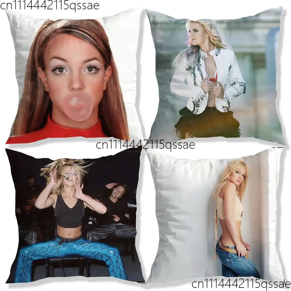 FOR Britney Spears Single Throw Pillow Case Cover Sofa Cushion Home Room Decor