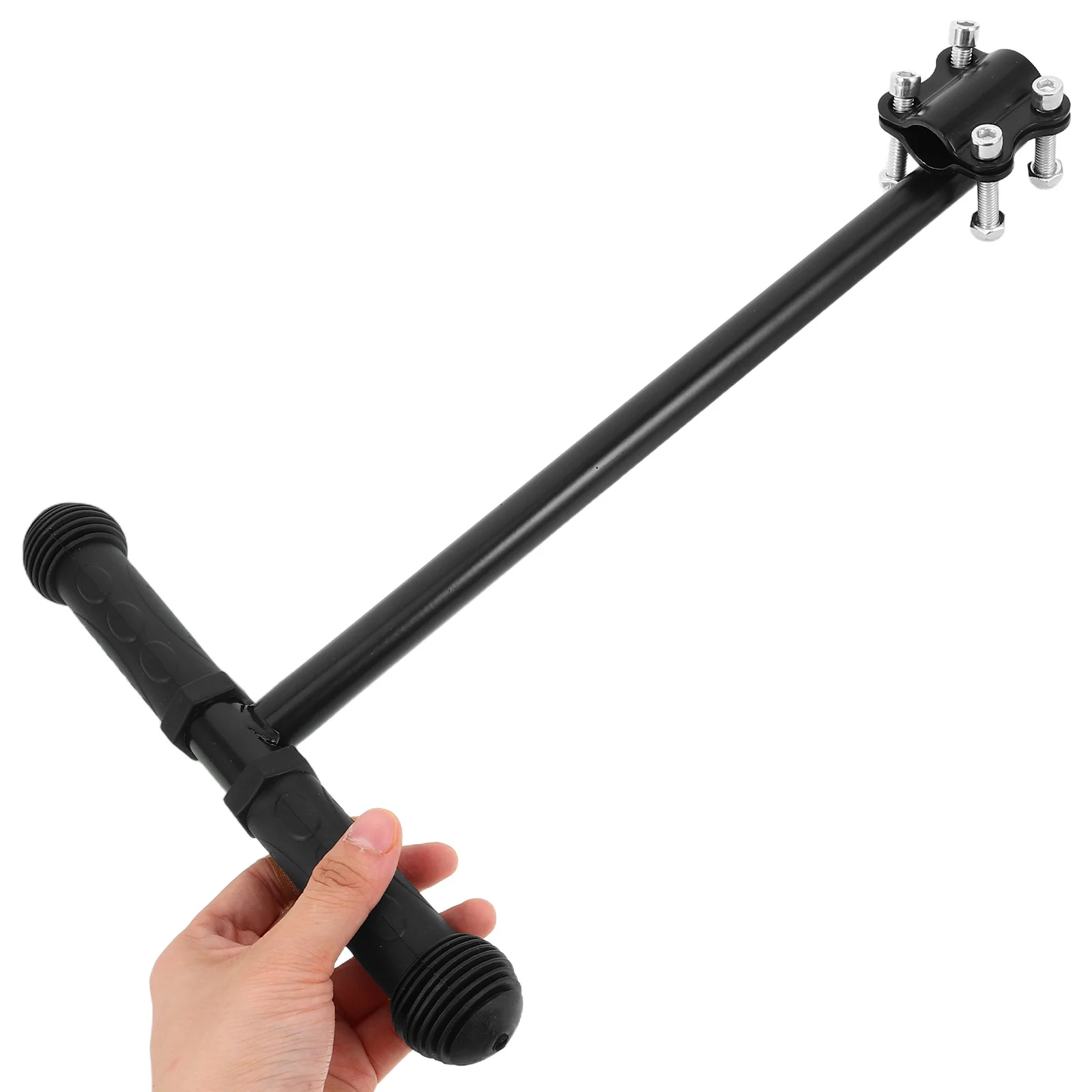 

Stroller Handle Extender Bar Baby Stroller Extension Handlebar 1.18 Pipe Diameter Non-Slip Grip Handle Attachment for Wagons