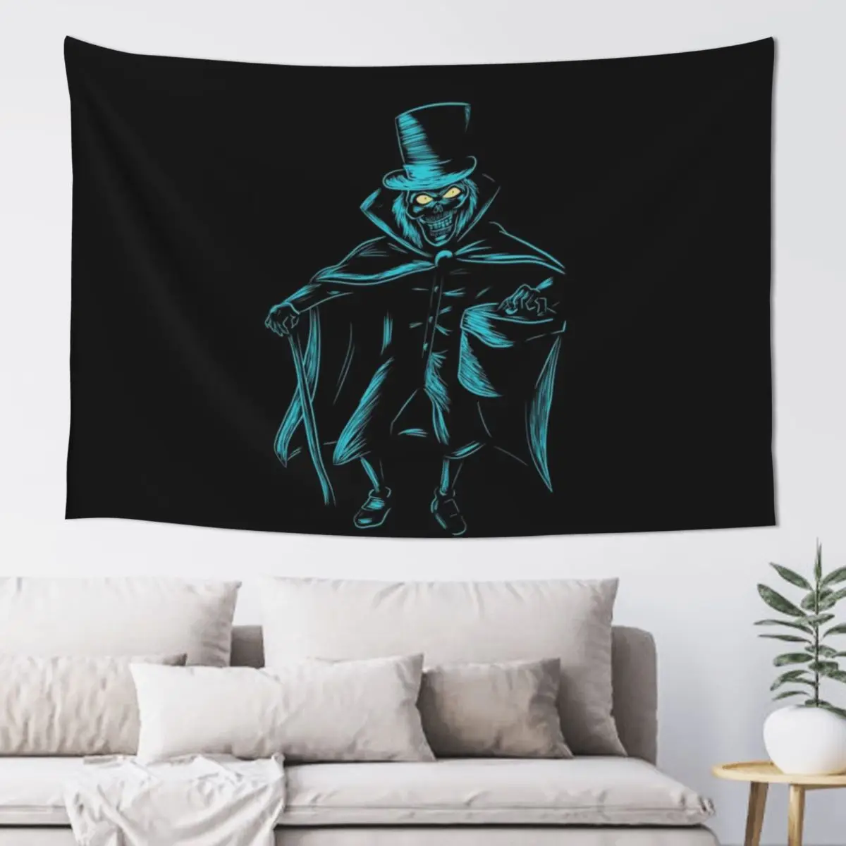 

Hatbox Ghost Tapestry On The Wall Living Room Decoration Korean Room Decor Home Decorations Tapestry