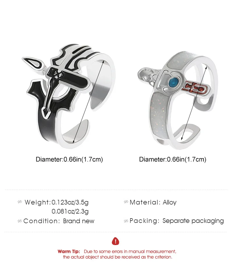 الأوروبي موضة سبائك الصليب الهندسة المعادن قابل للتعديل افتتاح خواتم مجوهرات للنساء زوجين الإبداع Party الطرف بالجملة #5