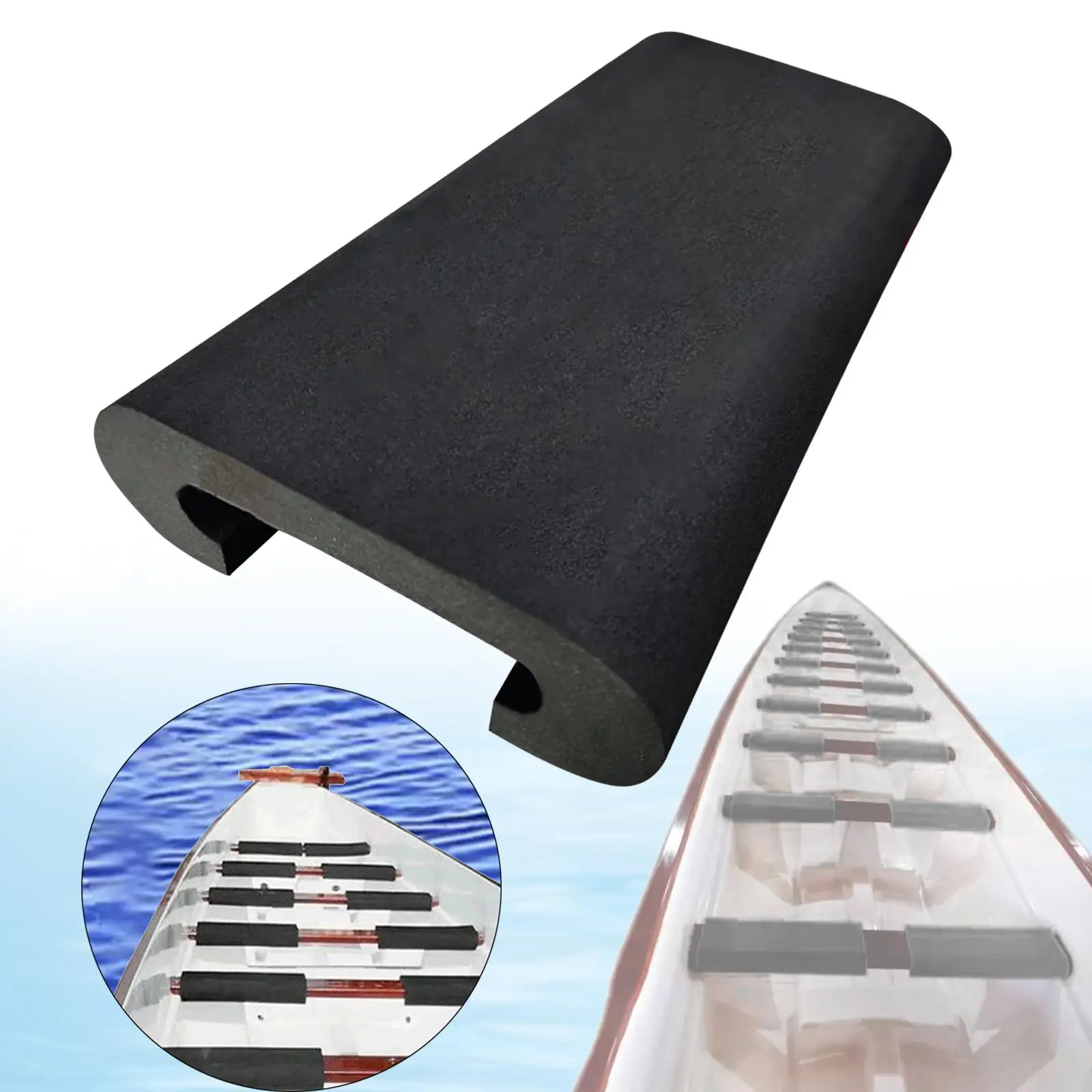 

Boat Seat Cushion U Shape Dragon Boat Paddle Seat Pad for Rower Boat Competition Kite Boat Training Water Rowing Machines Kayak