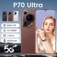 Original P70 Ultra Smartphone 5G Dual SIM 8000mAh Mobile Phones 16GB+1TB Cellphone Android 7.3 inch HD Cell Phone Global Version