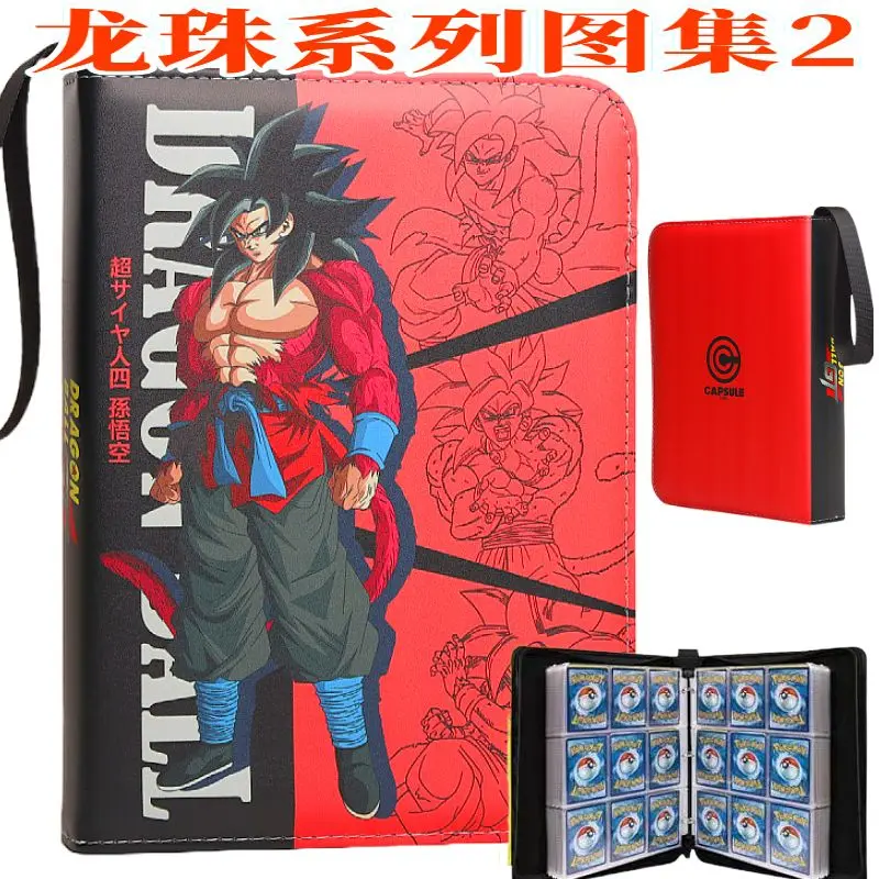 Anime 900 Pcs Dragon Ball Goku Freeza Card Book Pu Super Large Capacity Card Binder Display Game Collection Card Kids Toy Gift