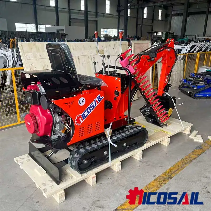 

1 Ton Hobbyist Home Mini Excavator – EPA/CE Simple Controls for DIY Lawn Upgrades & Garden Path Construction