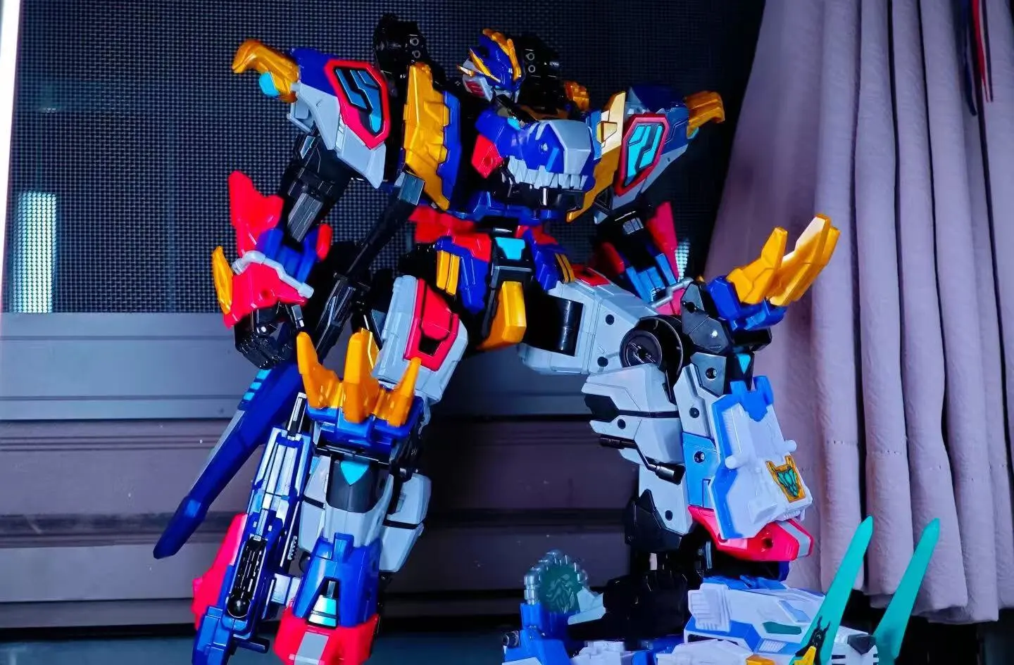 MiniForce 8 Rex Kaiser 9 in 1 19 Forms Transforming Dinosaur Robot Combined MechaAction Figure Boys Toy Kids Birthday Gifts
