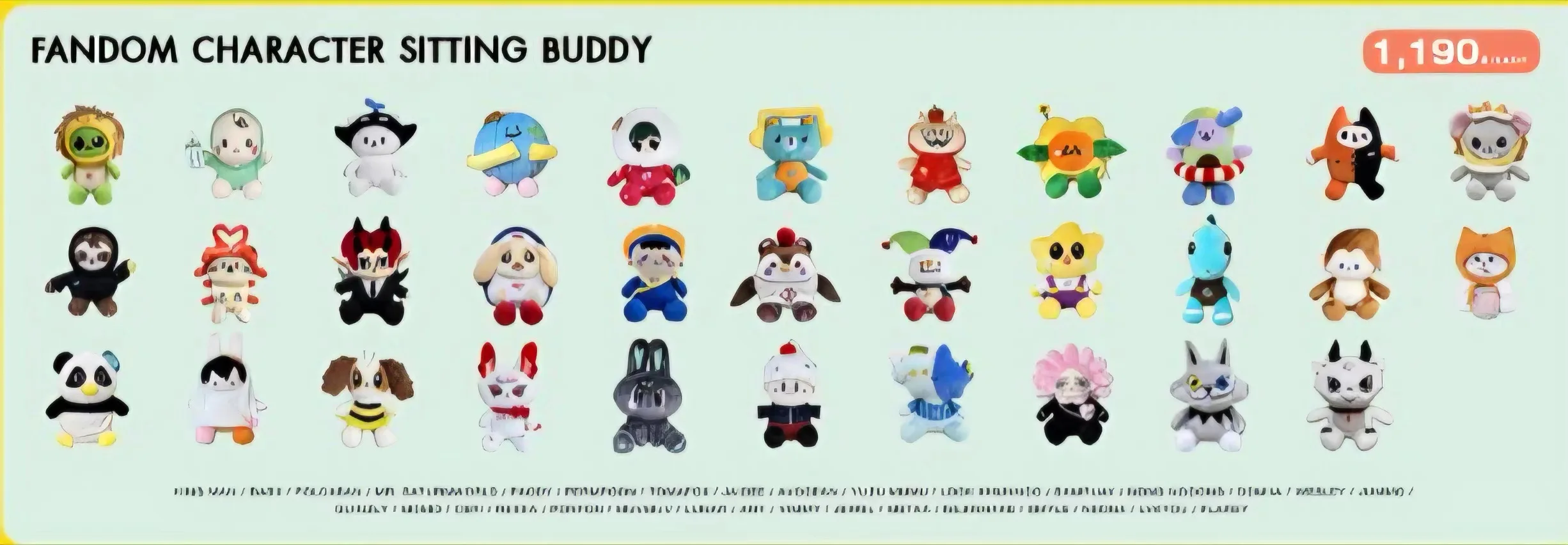 Pre-sale Official Gmmtv Geminifourth Williamest Pondphuwin Joongdunk Janjingjing Nantam Film Lykn Fandom Character Sitting Buddy