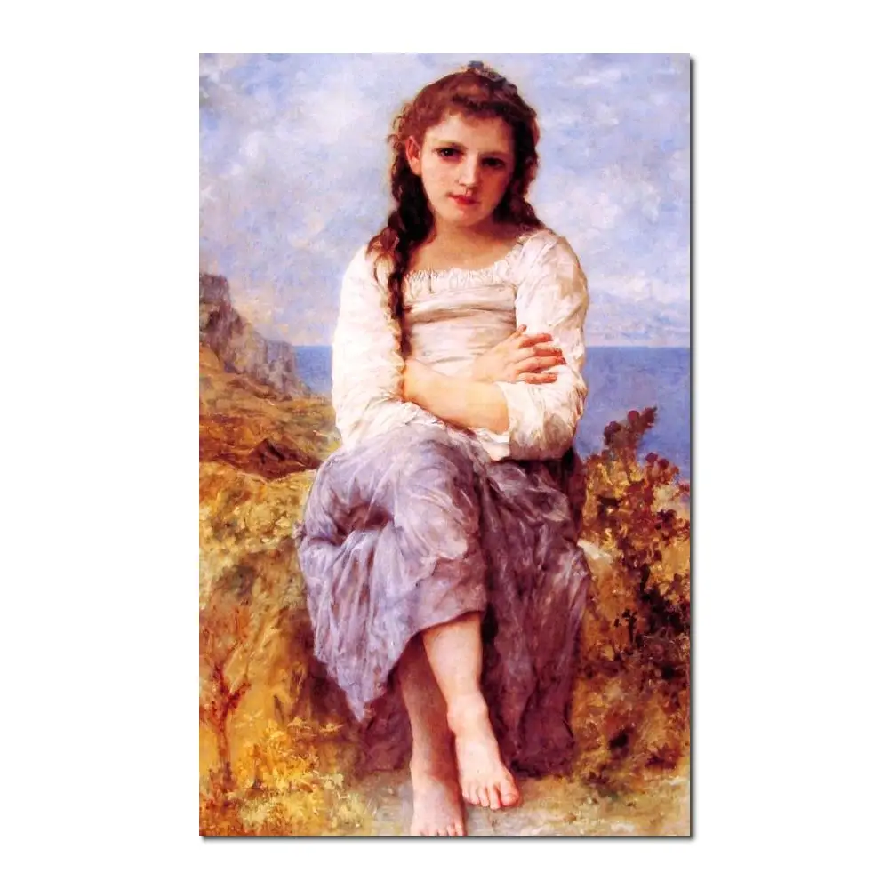 

Far Niente by William Adolphe Bouguereau Canvas art Painting High quality Hand painted