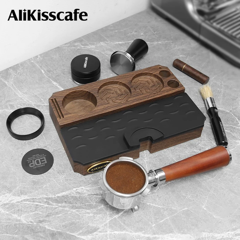 Coffee Tamping Station Stand Portafilter Holder Mat 51MM 54MM 58MM ABS For Delonghi Breville Espresso Accessories Barista Tools