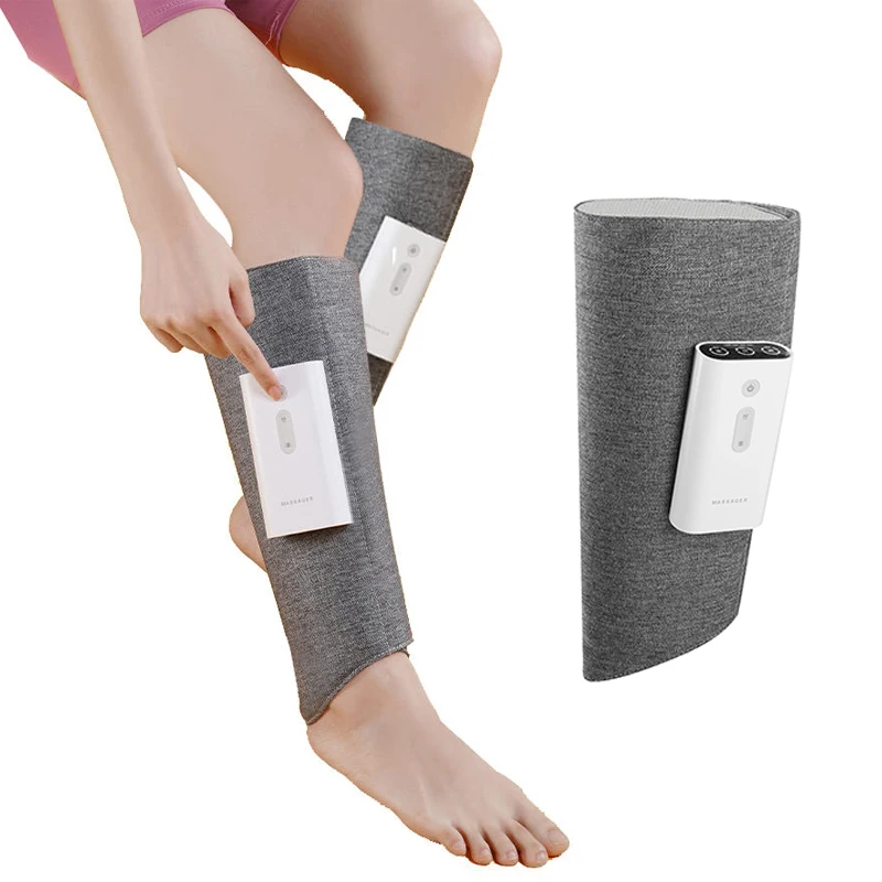 Portable Leg Protector Massager Heating Vibration Airbag Charging Air Pressure Air Wave Pedicure Calf Vein LEG Massager