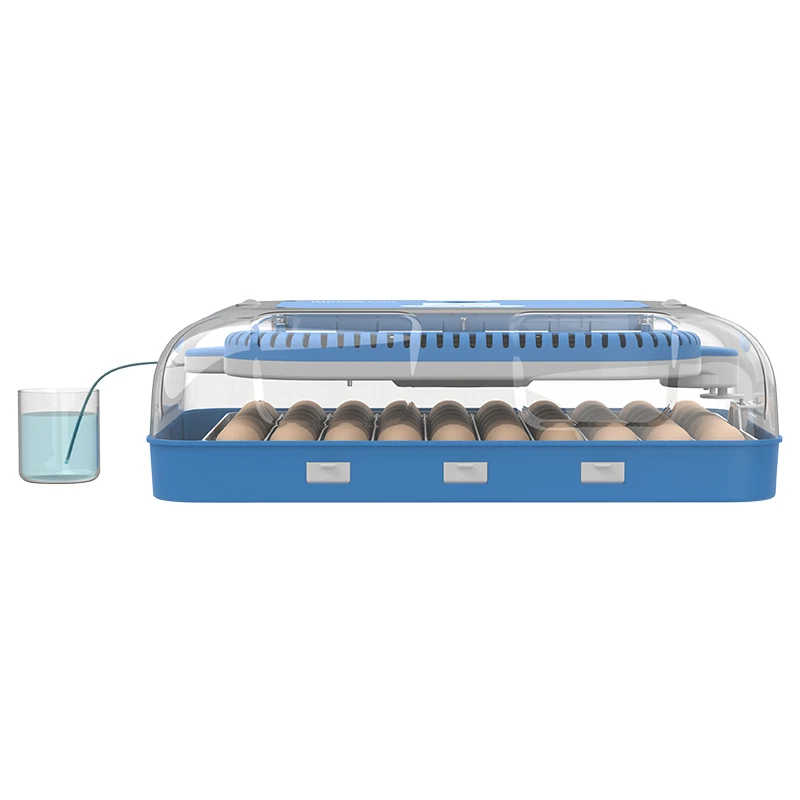 

Automatic 70 Egg Incubator Machine New Model Dual Power Hatching Eggs Square Plastic Incubator for Sale